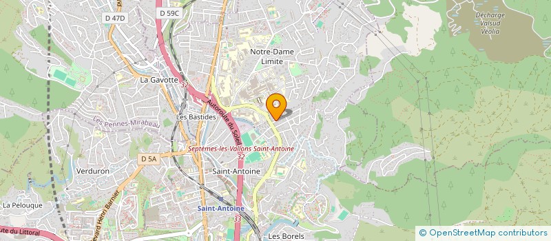 localisation de l'entreprise SCI A.L.T à MARSEILLE