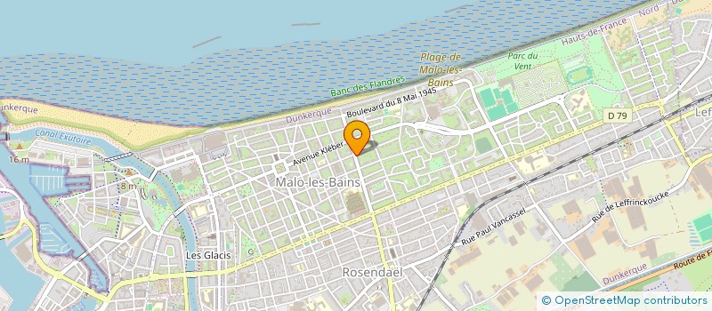 localisation de l'entreprise SCI A L'UNIVERS DE VICTORIA à DUNKERQUE