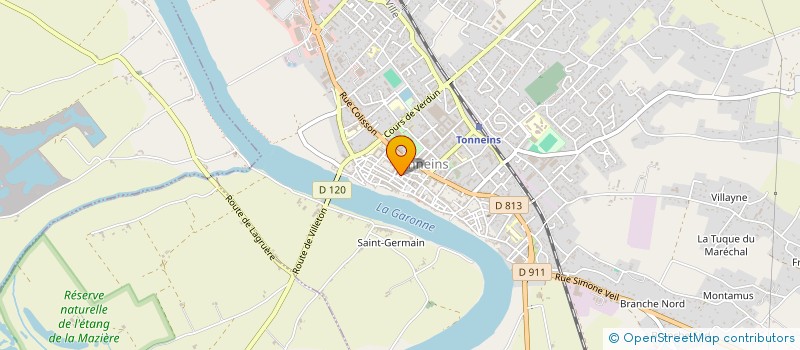 localisation de l'entreprise SCI A LA CLOCHE DE BOIS  TONNEINS