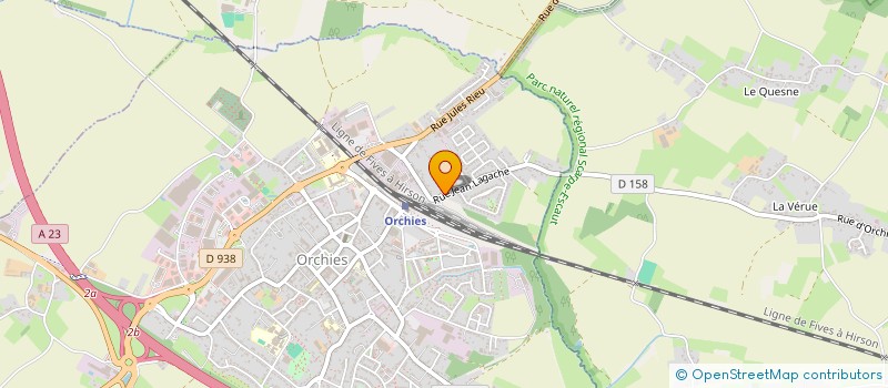 localisation de l'entreprise SCI A LA CORBEILLE D OR  ORCHIES