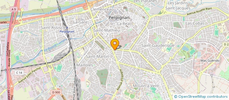 localisation de l'entreprise SCI A LA COUR à PERPIGNAN