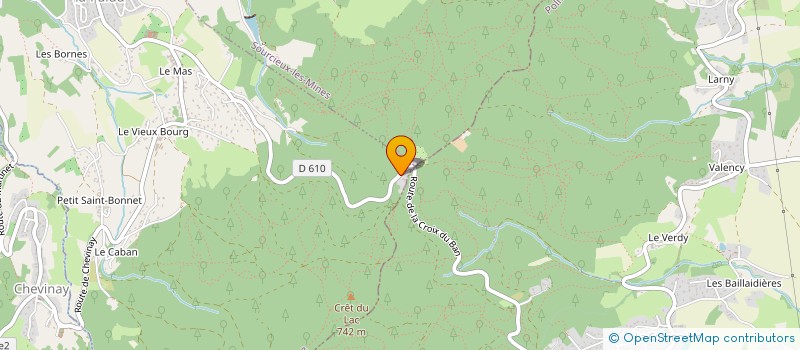 localisation de l'entreprise SCI A LA CROISEE DES CHEMINS  SAINT-PIERRE-LA-PALUD