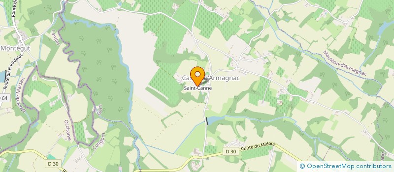 localisation de l'entreprise SCI A LA FONTAINE  MONGUILHEM