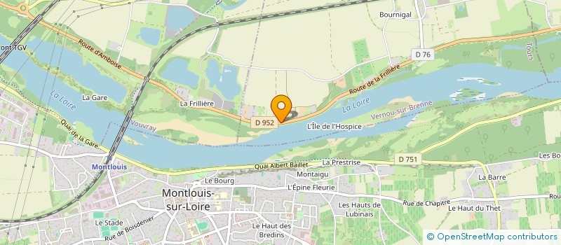 localisation de l'entreprise SCI A LA GLOIRE DE LA LOIRE à VERNOU-SUR-BRENNE