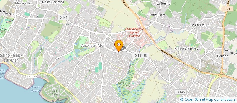 localisation de l'entreprise SCI A LA SOURCE BML  VAUX-SUR-MER