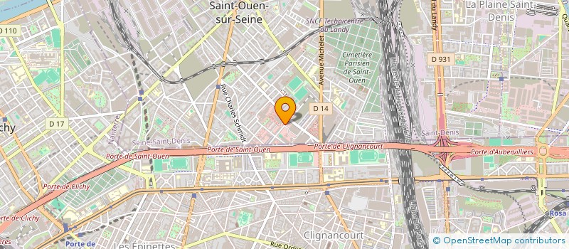 localisation de l'entreprise SCI A LA VIE A L'AMOUR à SAINT-OUEN-SUR-SEINE
