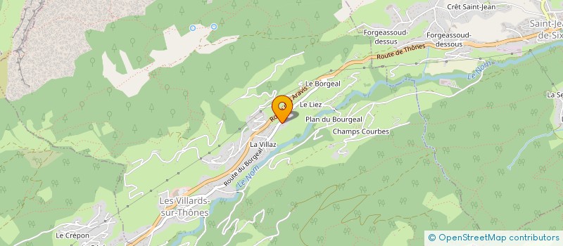 localisation de l'entreprise SCI A LANARIAZ  LES VILLARDS-SUR-THONES