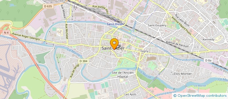 localisation de l'entreprise SCI A LOREE DES PRES à SAINT-DIZIER