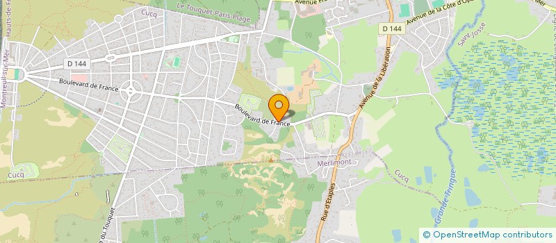 localisation de l'entreprise SCI A M  CUCQ