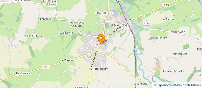 localisation de l'entreprise SCI A.M  CERENCES