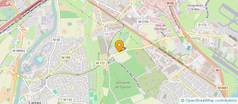 localisation de l'entreprise SCI A M A à LATTES