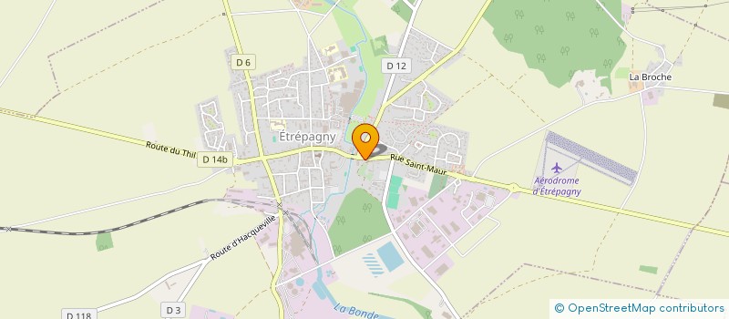 localisation de l'entreprise SCI A.M.A  ETREPAGNY