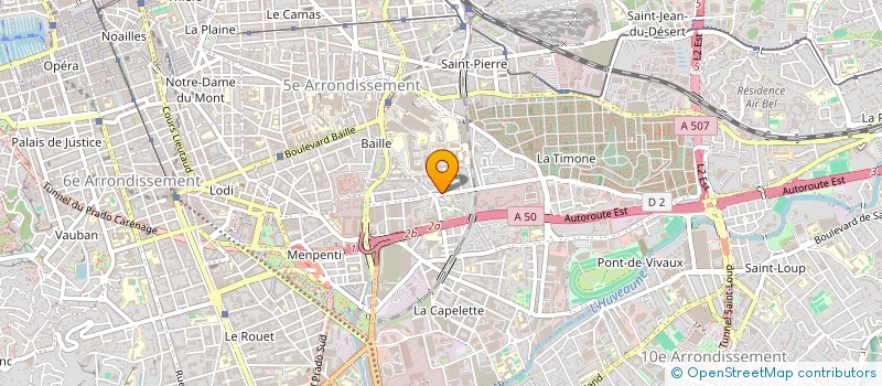 localisation de l'entreprise SCI A.M.A. à MARSEILLE