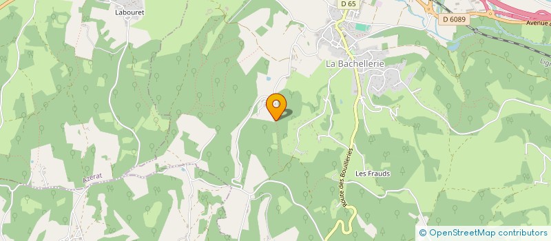 localisation de l'entreprise SCI A&M B  LA BACHELLERIE