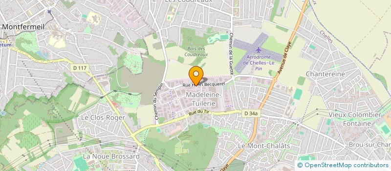 localisation de l'entreprise SCI A.M.C  CHELLES