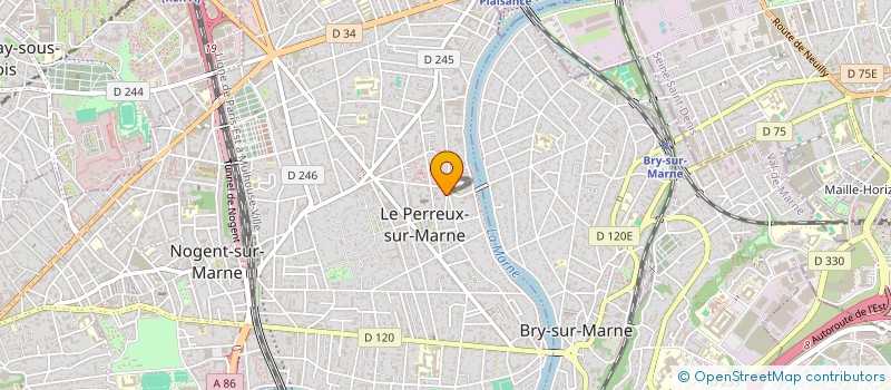 localisation de l'entreprise SCI A.M.C  LE PERREUX-SUR-MARNE