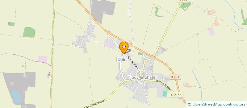 localisation de l'entreprise SCI A M E à JOUY-LE-CHATEL
