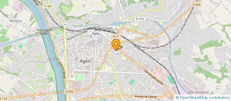 localisation de l'entreprise SCI A.M.G  AGEN