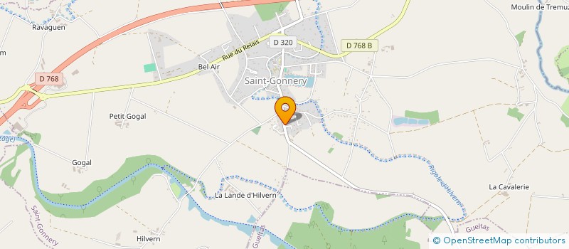 localisation de l'entreprise SCI A M G M  SAINT-GONNERY