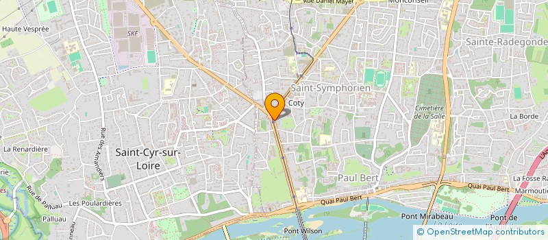 localisation de l'entreprise SCI A.M.H  TOURS