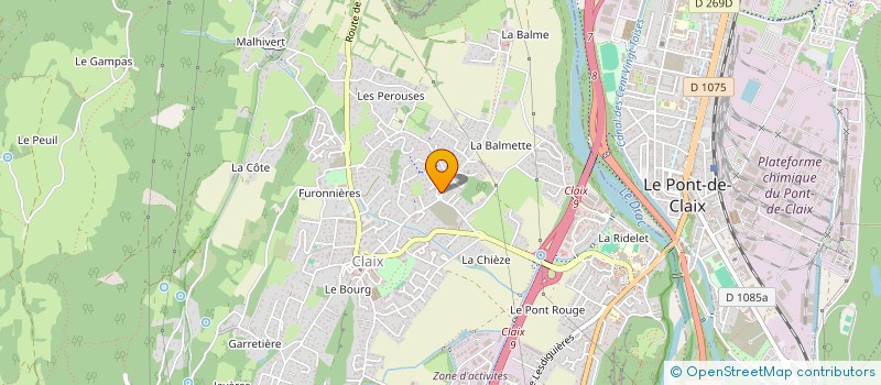 localisation de l'entreprise SCI A.M.I INVEST  CLAIX