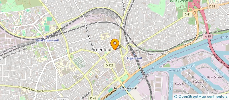 localisation de l'entreprise SCI A.M IMMO & ASSOCIES  ARGENTEUIL