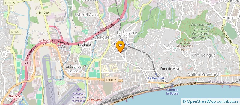 localisation de l'entreprise SCI A.M.J à CANNES