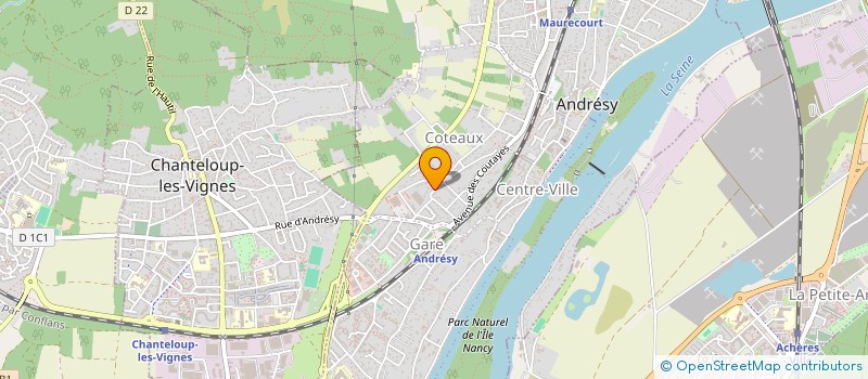 localisation de l'entreprise SCI A.M.L.  ANDRESY