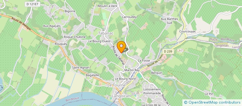 localisation de l'entreprise SCI A & M LOGEMENT  LE TOURNE