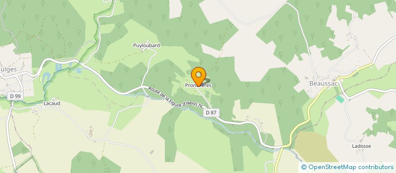 localisation de l'entreprise SCI A.M.M.3S-2  MAREUIL EN PERIGORD