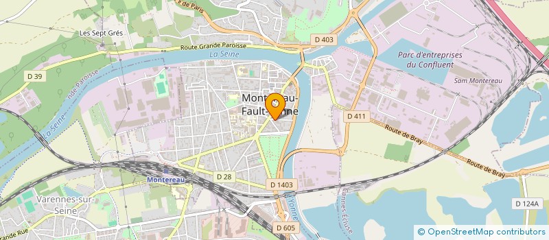 localisation de l'entreprise SCI A.M.N. à MONTEREAU-FAULT-YONNE