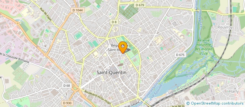 localisation de l'entreprise SCI A.M.O.E à SAINT-QUENTIN