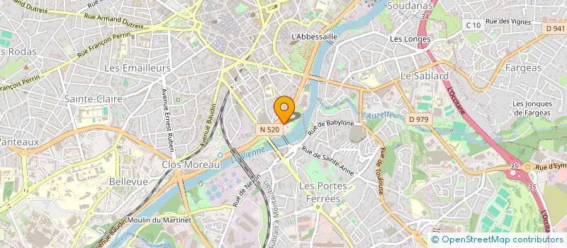 localisation de l'entreprise SCI A.M.S.K. à LIMOGES
