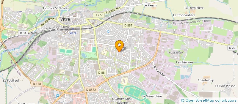 localisation de l'entreprise SCI A.M.T.2  VITRE