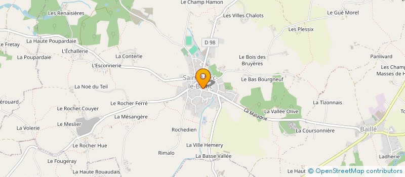 localisation de l'entreprise SCI A.M.T DESALLE  MAEN ROCH