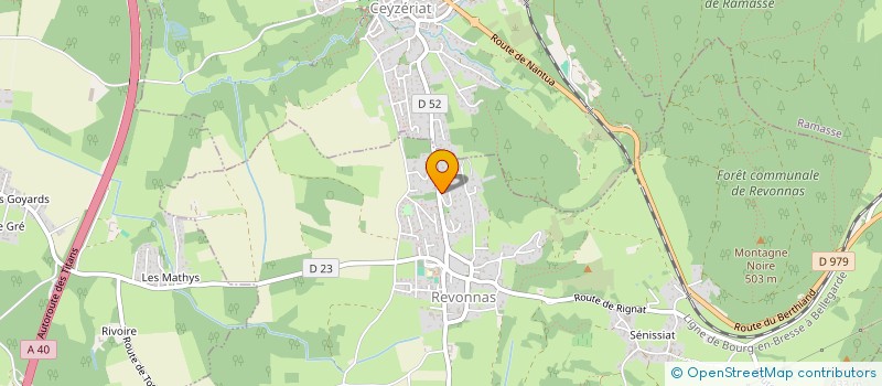 localisation de l'entreprise SCI A MACHJA  REVONNAS