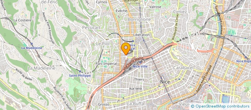 localisation de l'entreprise SCI A MARCO ET CIE à NICE