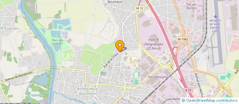 localisation de l'entreprise SCI A MARDI  ANDREZIEUX-BOUTHEON