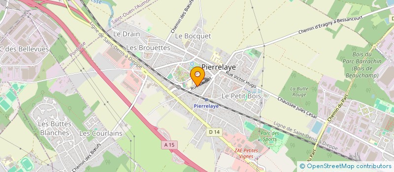 localisation de l'entreprise SCI A MAREE HAUTE  PIERRELAYE