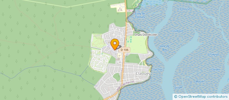 localisation de l'entreprise SCI A.MF à LEGE-CAP-FERRET
