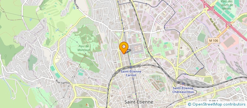 localisation de l'entreprise SCI A. MOUTON  SAINT-ETIENNE