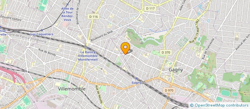 localisation de l'entreprise SCI A.N à GAGNY