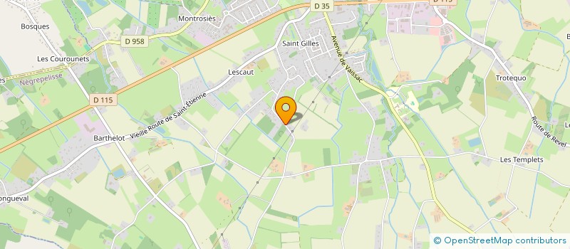 localisation de l'entreprise SCI A&N  NEGREPELISSE