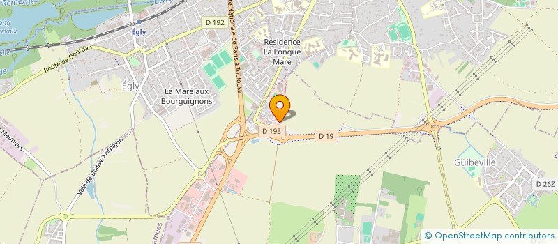 localisation de l'entreprise SCI A.N.A.  AVRAINVILLE