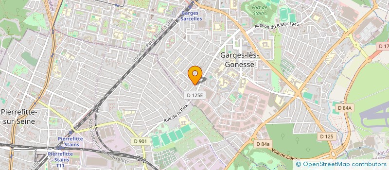 localisation de l'entreprise SCI A.N.D. à GARGES-LES-GONESSE