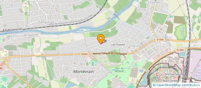 localisation de l'entreprise SCI A.N.G  CHESSY