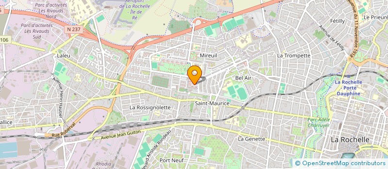 localisation de l'entreprise SCI A.N.J.  LA ROCHELLE