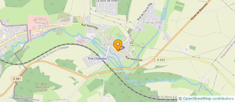 localisation de l'entreprise SCI A.N.L.  TRIE-CHATEAU