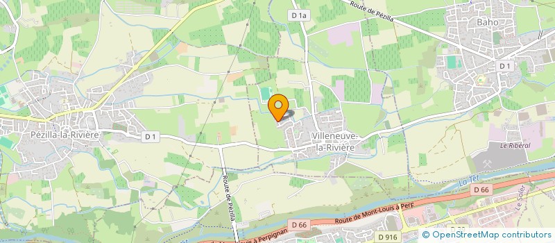 localisation de l'entreprise SCI A.N.O.A  VILLENEUVE-LA-RIVIERE