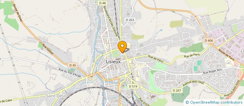 localisation de l'entreprise SCI A.N.P.I. à LISIEUX